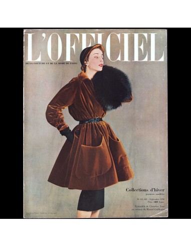 L'Officiel de la Couture et de la Mode de Paris (septembre 1950) pas chere