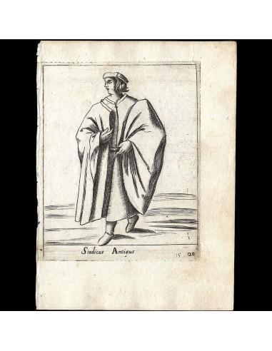 Alessandro Fabri - Diversarum Nationum Ornatus, Habitant de Sinda d'après Pietro Bertelli (1593) commande en ligne