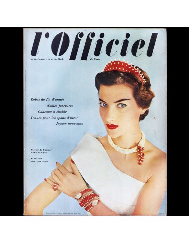 L'Officiel de la Couture et de la Mode de Paris (décembre 1954) de l' environnement