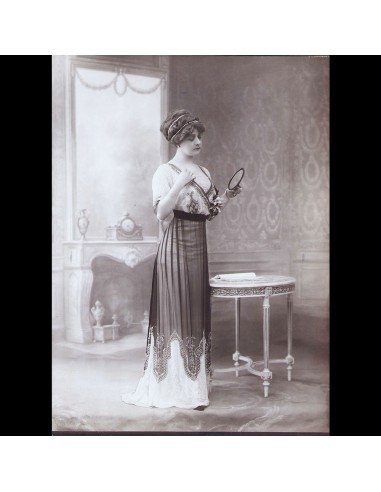 Drecoll - Robe en mousseline mauve, photographie du studio Felix (1911) sélection de produits