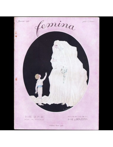 Fémina (février 1926), couverture de Georges Lepape de l' environnement