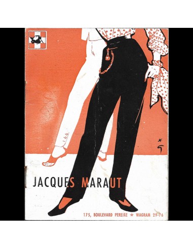 Jacques Maraut - Catalogue de vêtements de sport (1950s), couverture de René Gruau meilleur choix