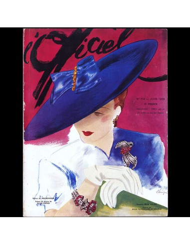 L'Officiel de la mode et de la couture de Paris - juin 1939 pas cher chine