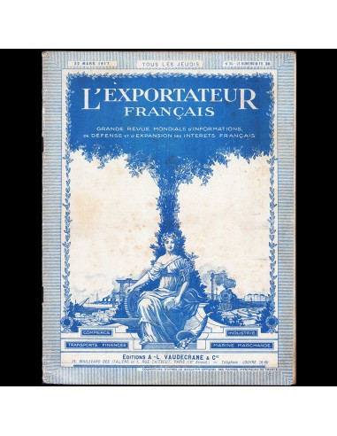 L'Exportateur Français, n°34, 22 mars 1917 ou a consommer sur place