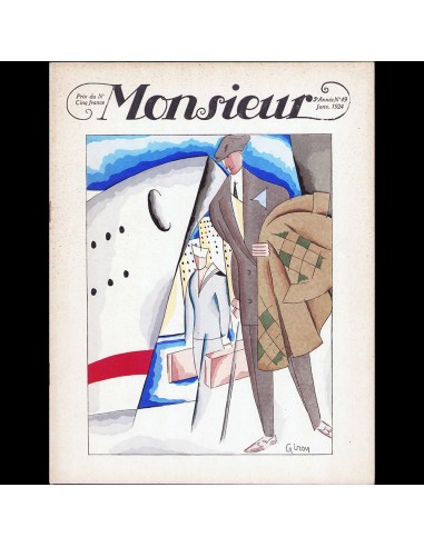 Monsieur, Revue des élégances, n°49 (1924, janvier) le des métaux précieux