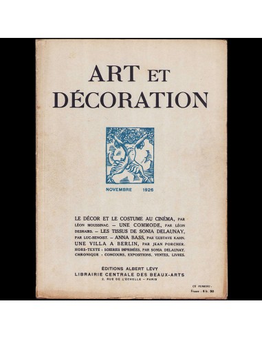 Art et décoration, Les tissus Delaunay (novembre 1926) Les êtres humains sont 