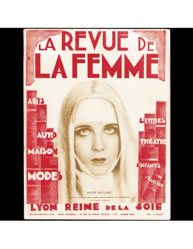 La Revue de la Femme, n°26, février-mars 1929 une grave pollution 